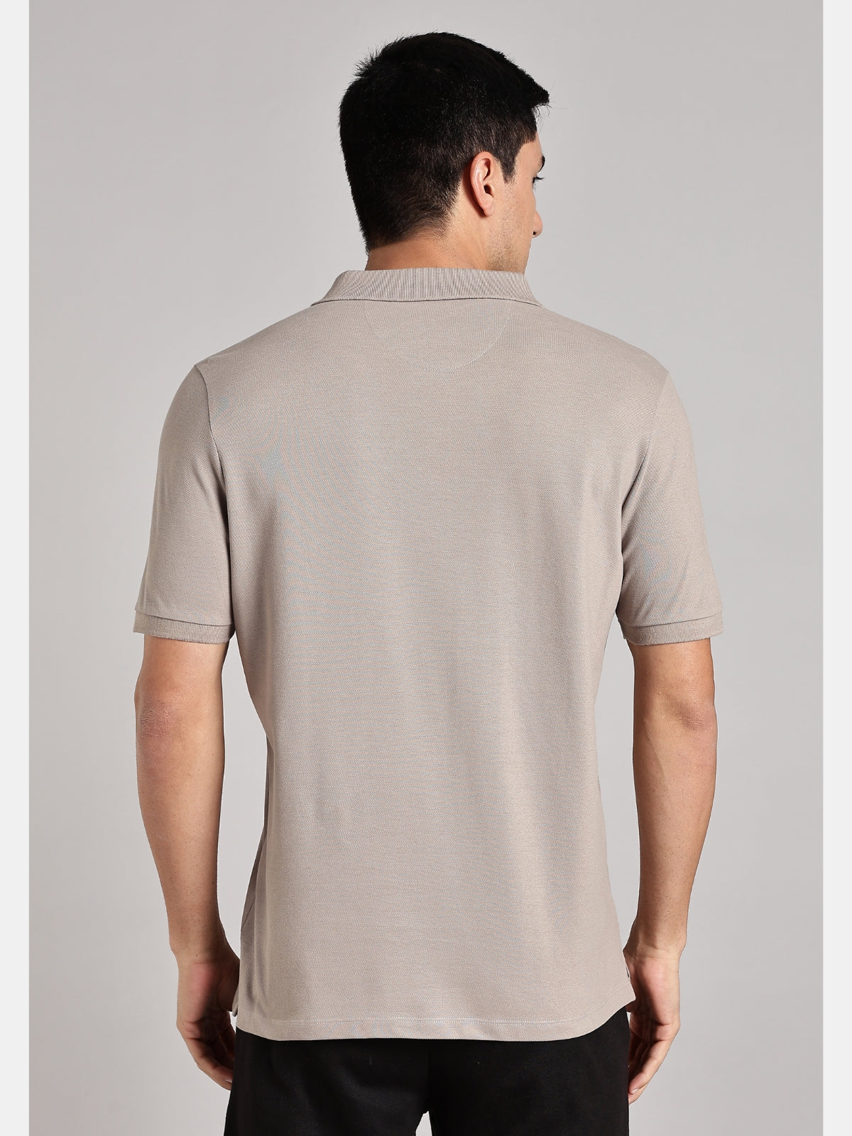 Solid Men's Soft Premium 100% Cotton Polo T-Shirt Atomic Aluminium