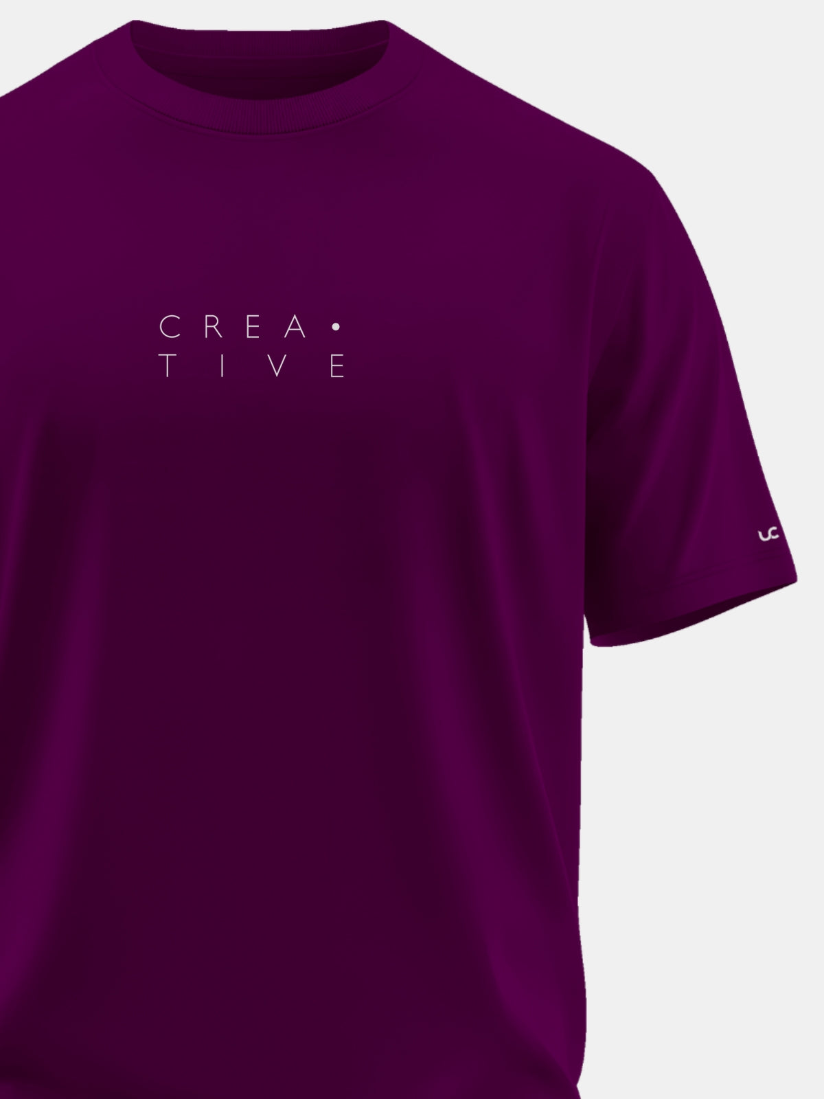 Solid Men's Premium Muscle Fit Cotton Crew T-shirt Creative Workday Wine
