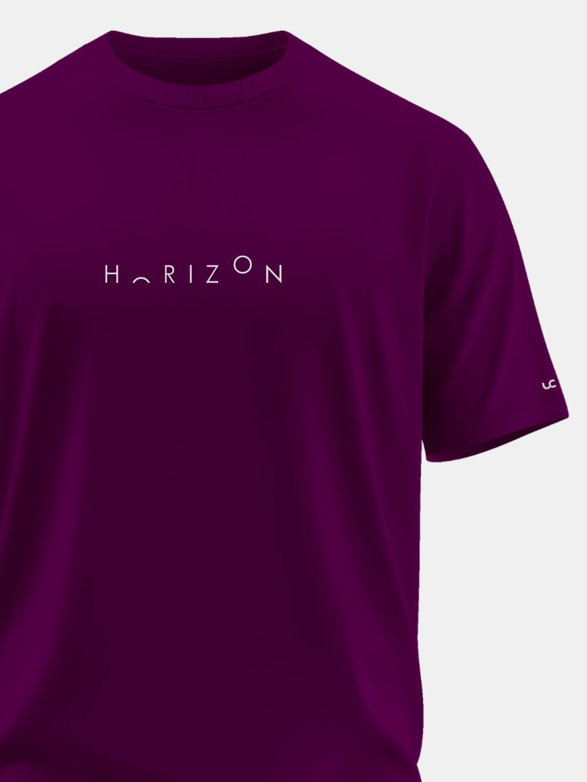 Solid Men's Premium Muscle Fit Cotton Crew T-Shirt Horizon Workday Wine