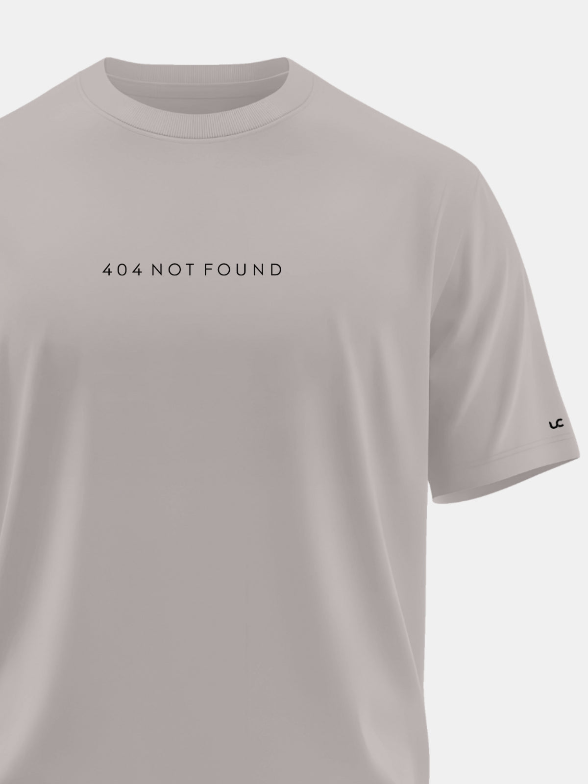 Solid Men's Premium Muscle Fit Cotton Crew T-shirt 404 Not Found Atomic Aluminium