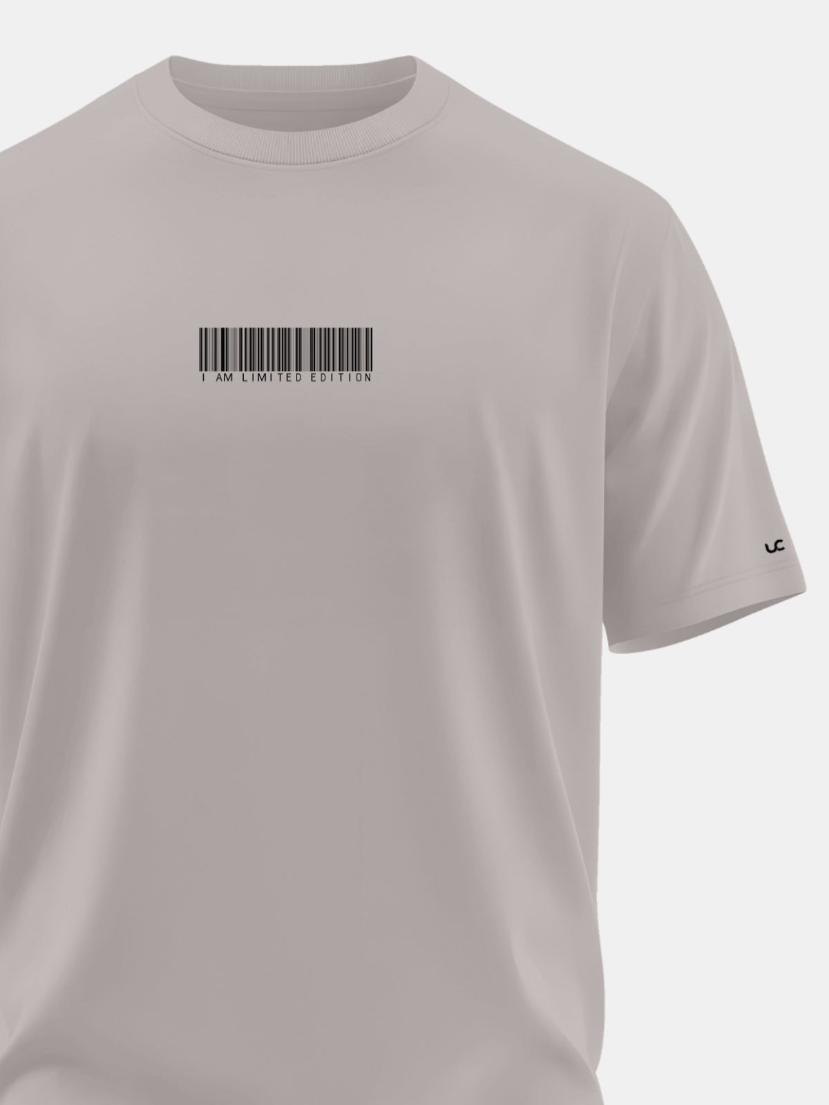 Solid Men's Premium Muscle Fit Cotton Crew T-shirt Lines Limited Edition Atomic Aluminium