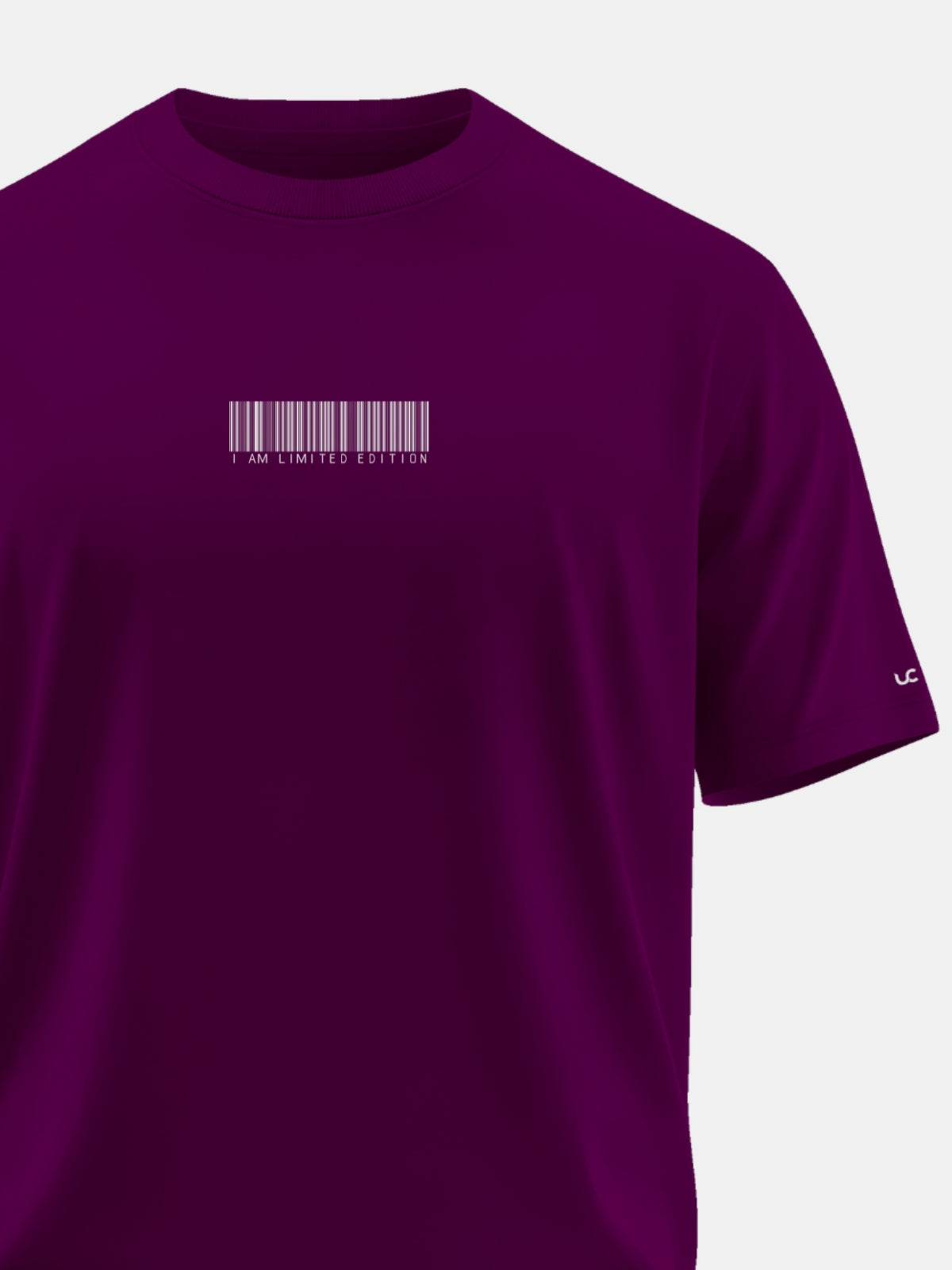 Solid Men's Premium Muscle Fit Cotton Crew T-shirt Lines Limited Edition Workday Wine