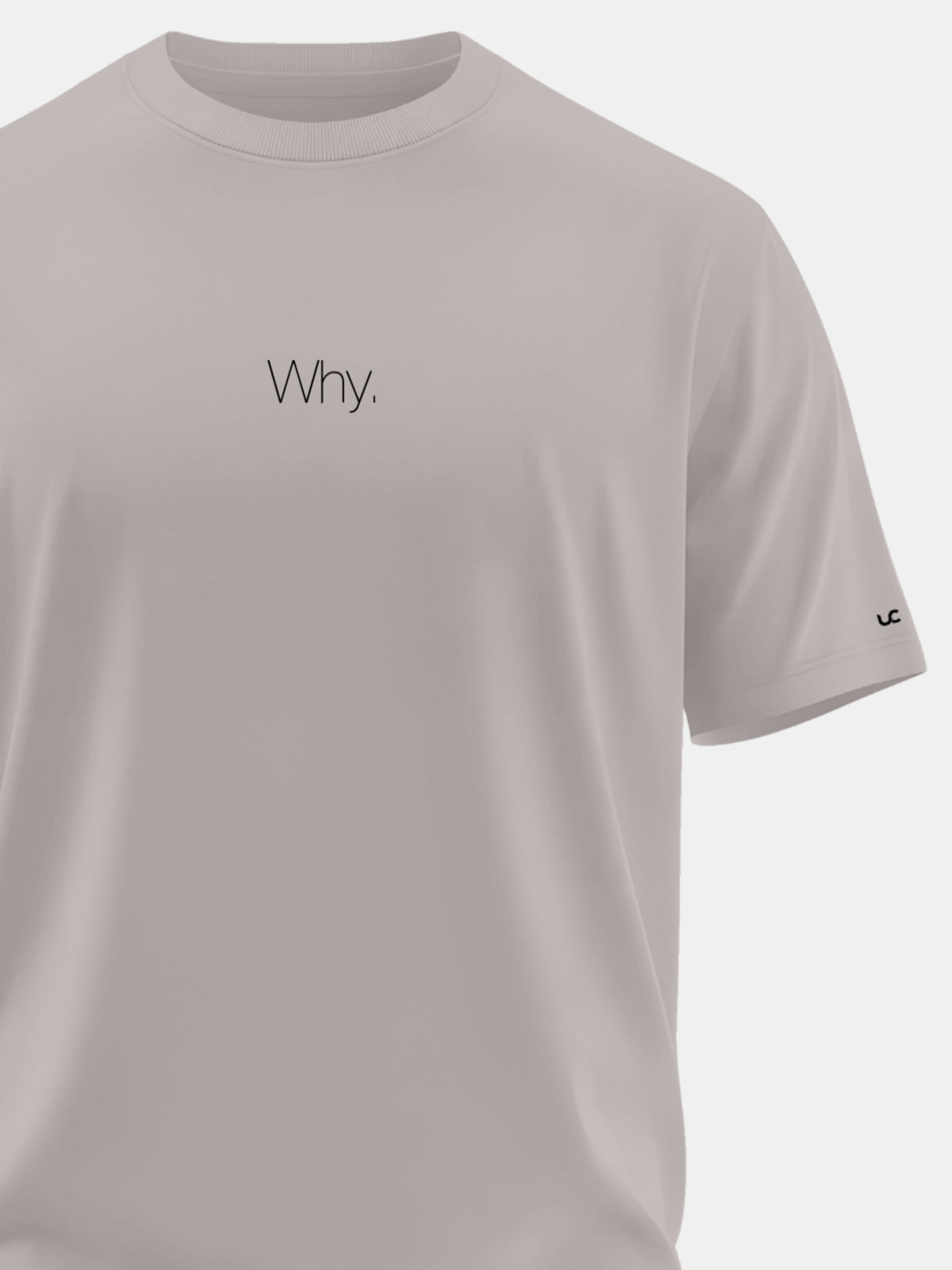 Solid Men's Premium Muscle Fit Cotton Crew T-shirt Why Atomic Aluminium