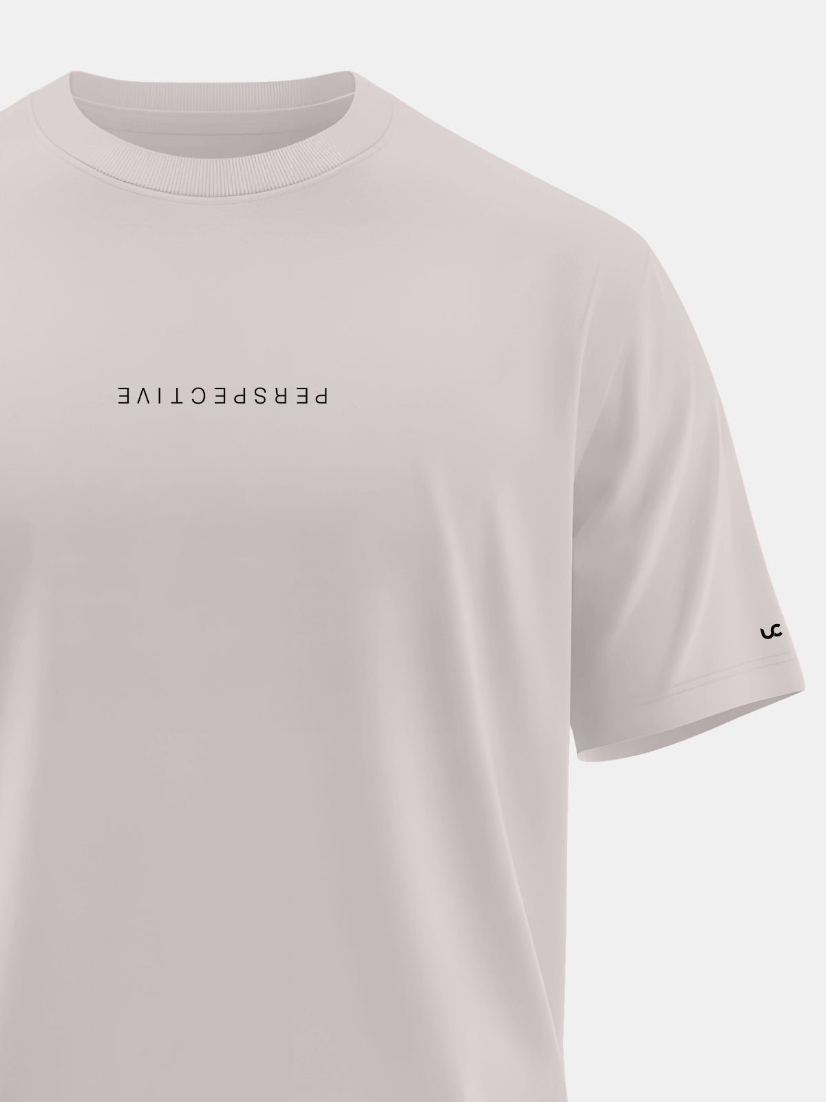 Solid Men's Premium Muscle Fit Cotton Crew T-shirt Perspective Atomic Aluminium