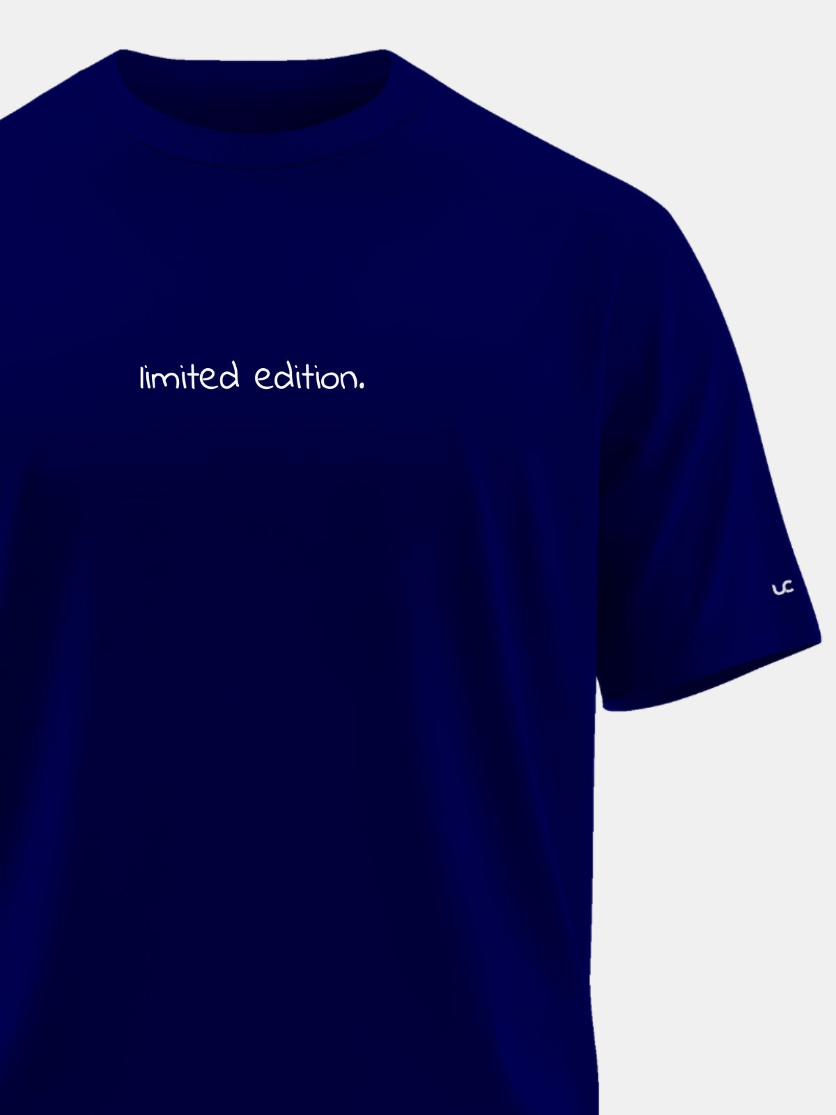 Solid Men's Premium Muscle Fit Cotton Crew T-shirt Limited Edition Novel Navy