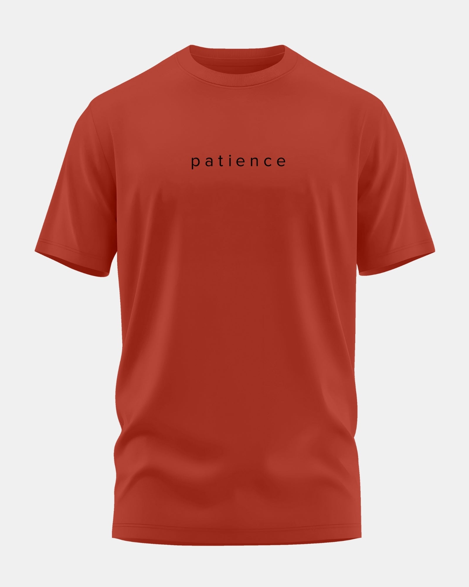 Patience Men's Premium Cotton Crew Neck T-shirt