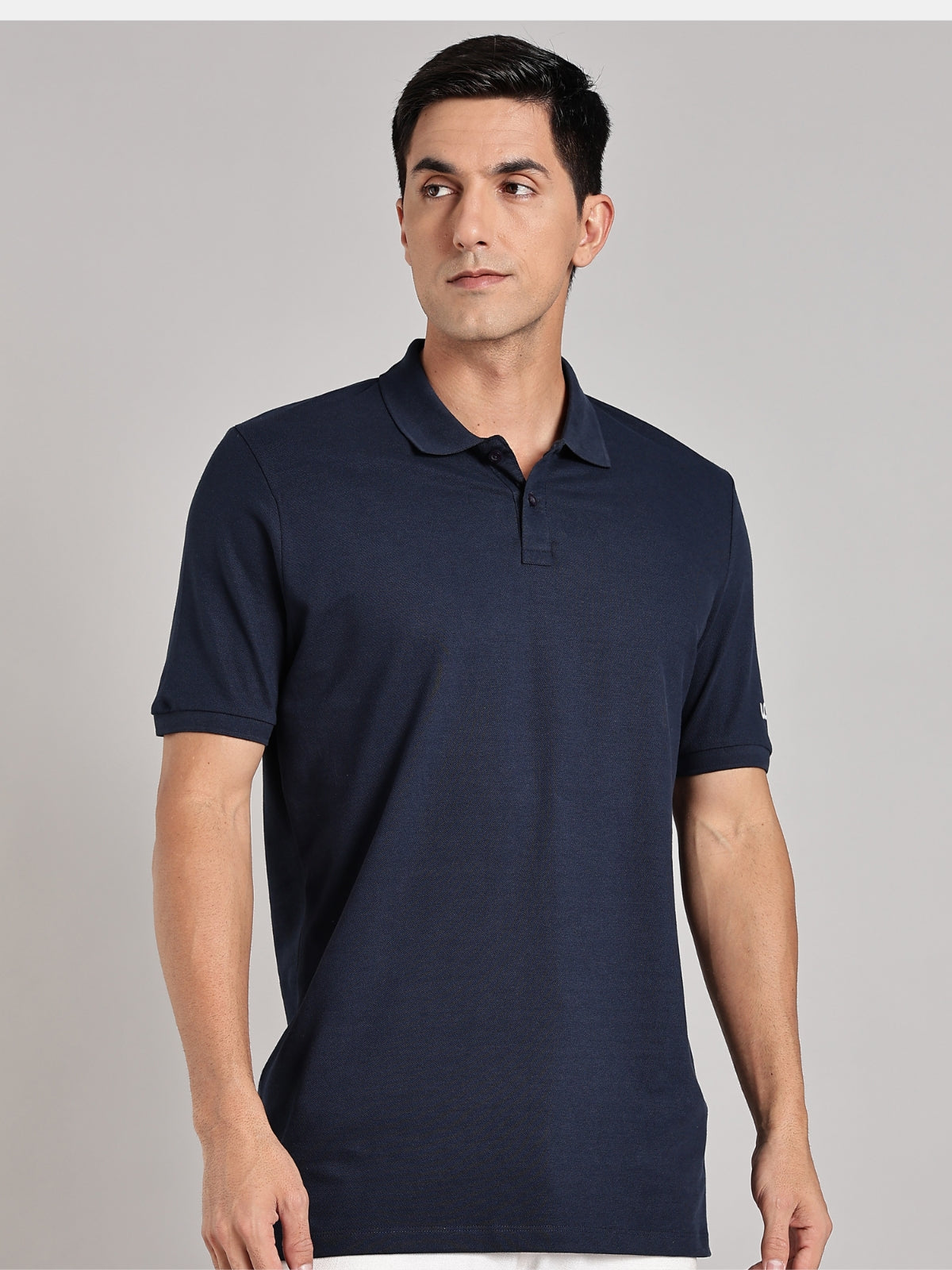 Solid Men's Soft Premium 100% Cotton Polo T-Shirt Novel Navy