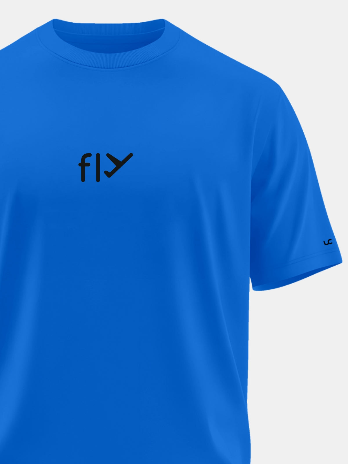 Solid Men's Soft Premium 100% Cotton Crew T-shirt  Fly Ready Royal Blue