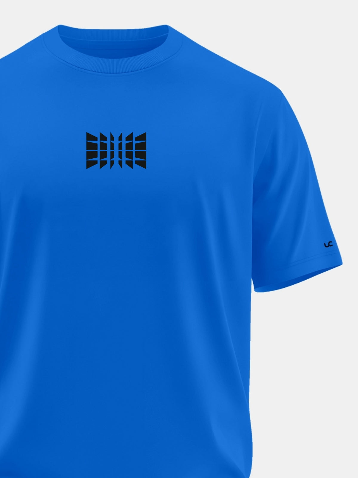 Solid Men's Soft Premium 100% Cotton Crew T-Shirt Door Blocks Ready Royal Blue