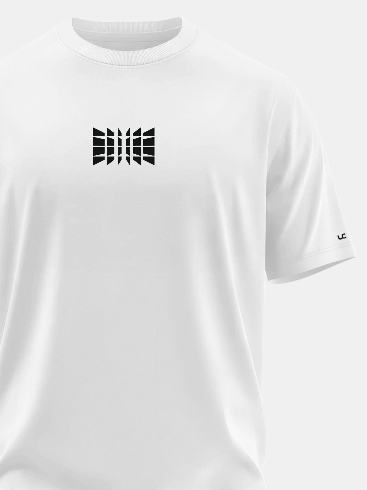 Solid Men's Soft Premium 100% Cotton Crew T-Shirt Door Blocks Whiteboard White
