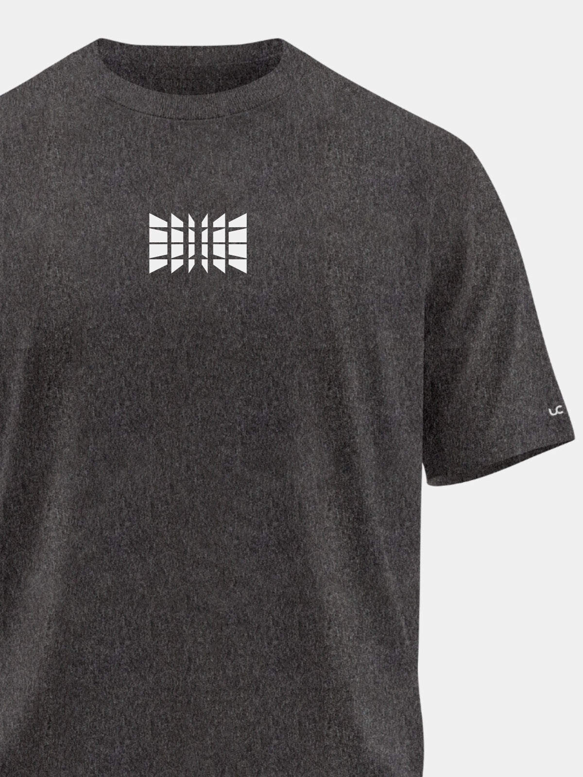 Solid Men's Soft Premium 100% Cotton Crew T-Shirt Door Blocks Greasy Grey