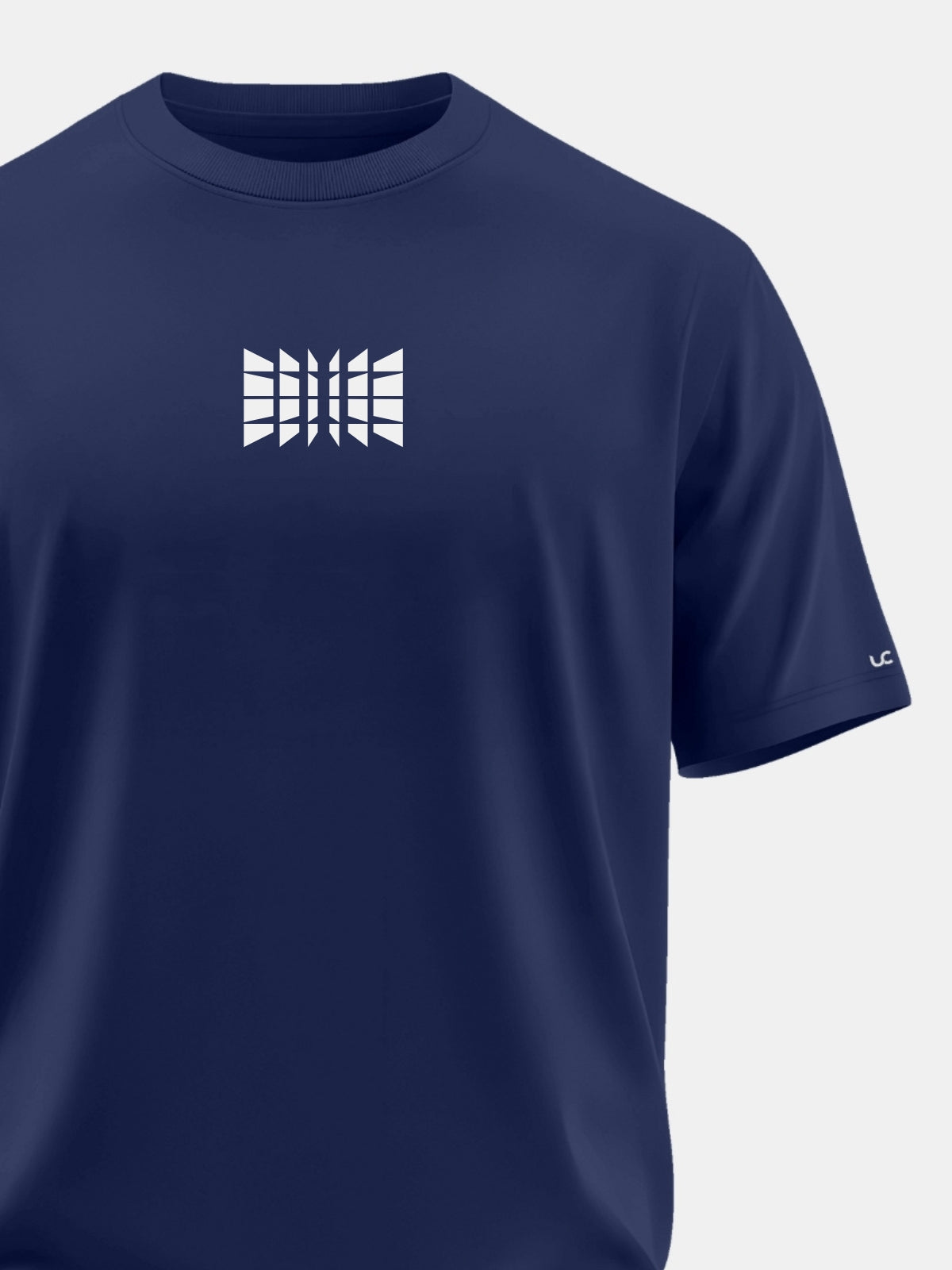 Solid Men's Soft Premium 100% Cotton Crew T-Shirt Door Blocks Novel Navy