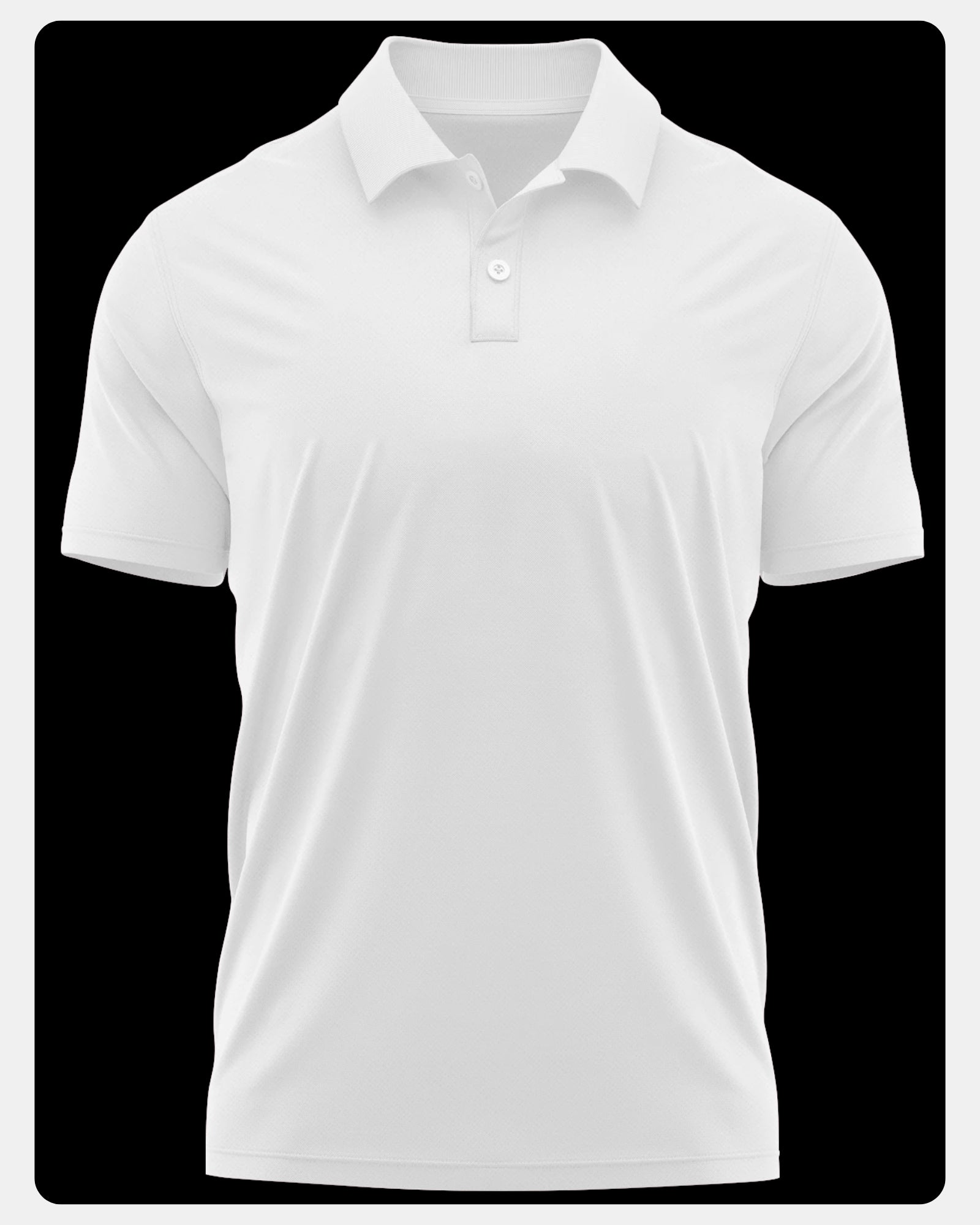 Solid Men's Soft Premium Polo Luxe Cotton T-Shirt