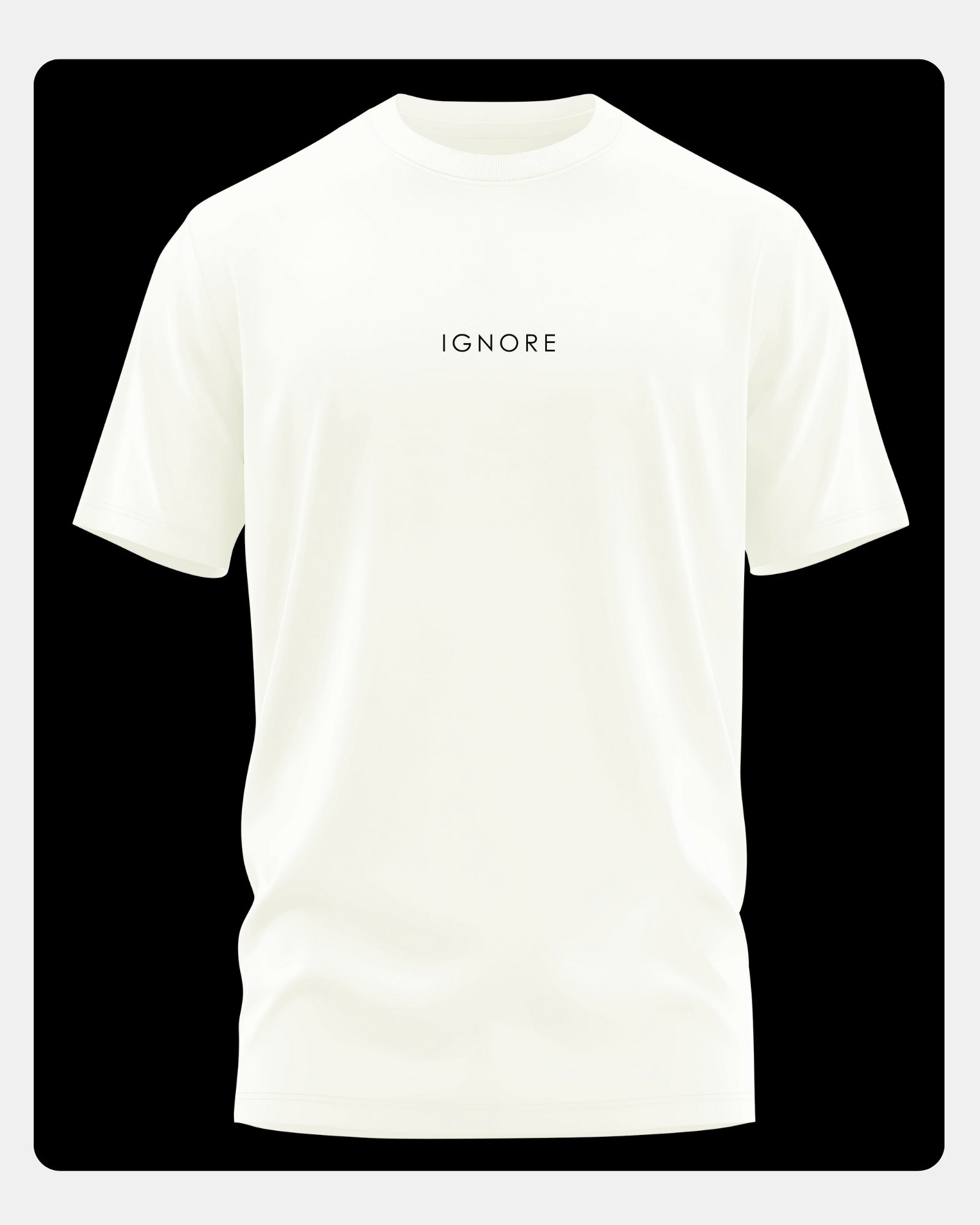 Ignore Men's Premium Cotton Crew Neck T-shirt