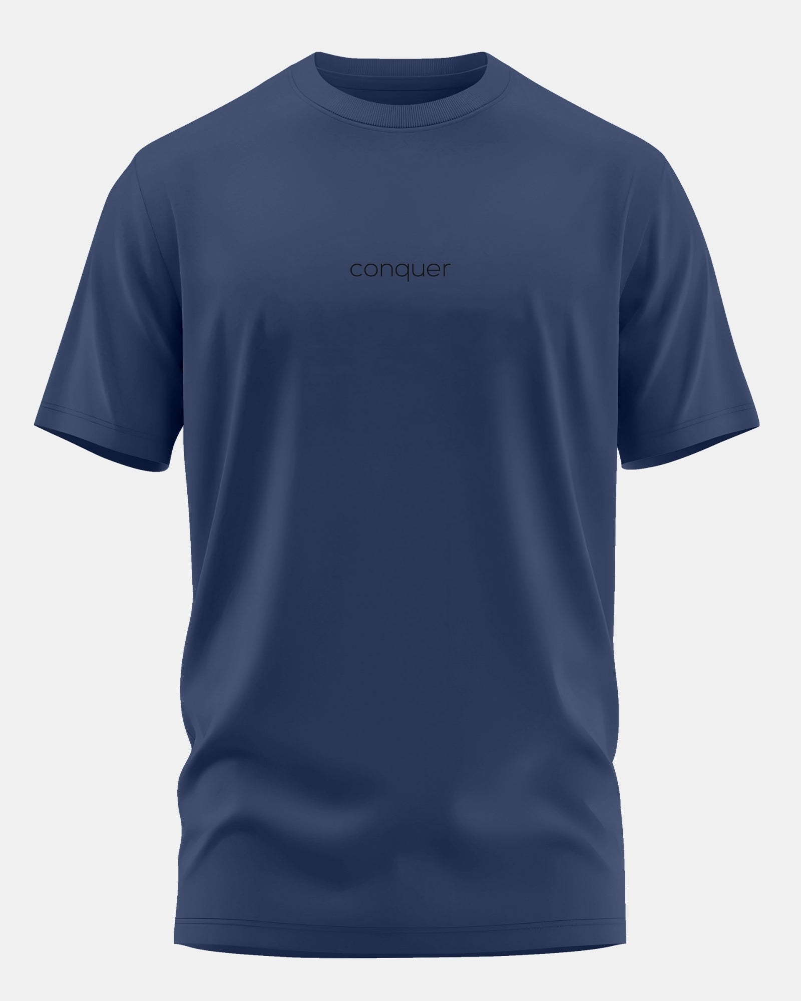 Conquer Men's Premium Cotton Crew Neck T-shirt