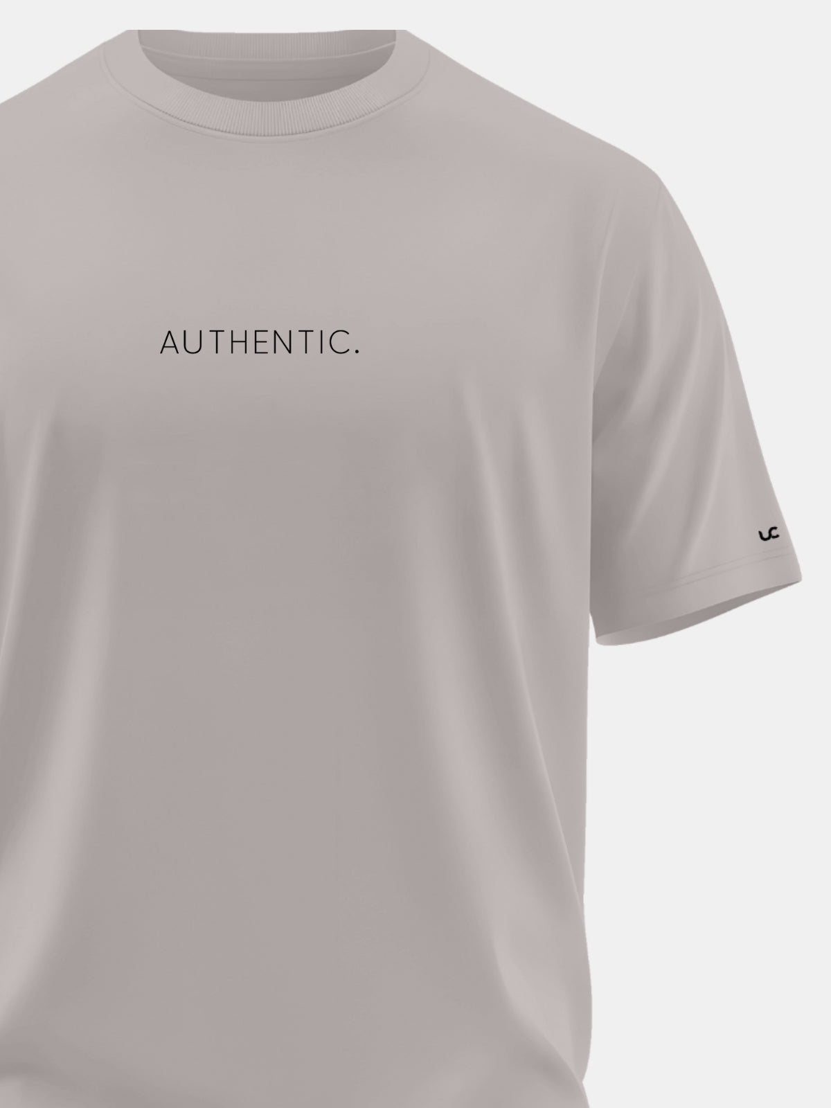 Solid Men's Premium Muscle Fit Cotton Crew T-shirt Authentic  Atomic Aluminium