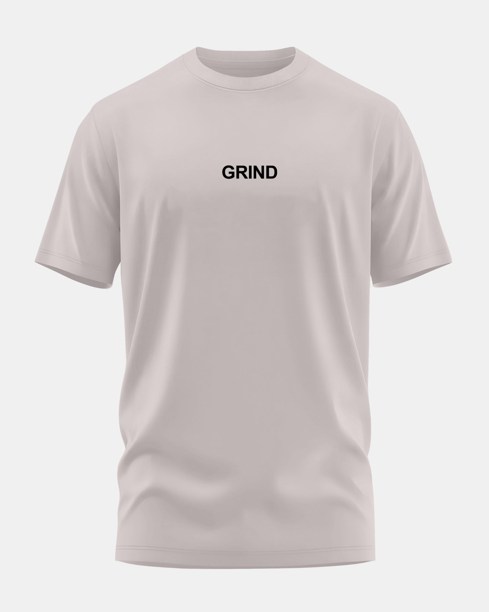 Grind Men's Stretchable Muscle Fit Crew Neck T-shirt