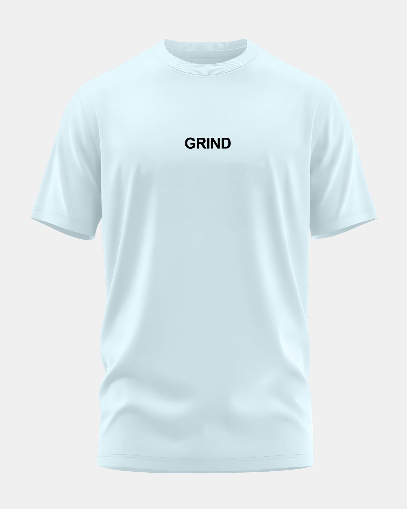 Grind Men's Stretchable Muscle Fit Crew Neck T-shirt