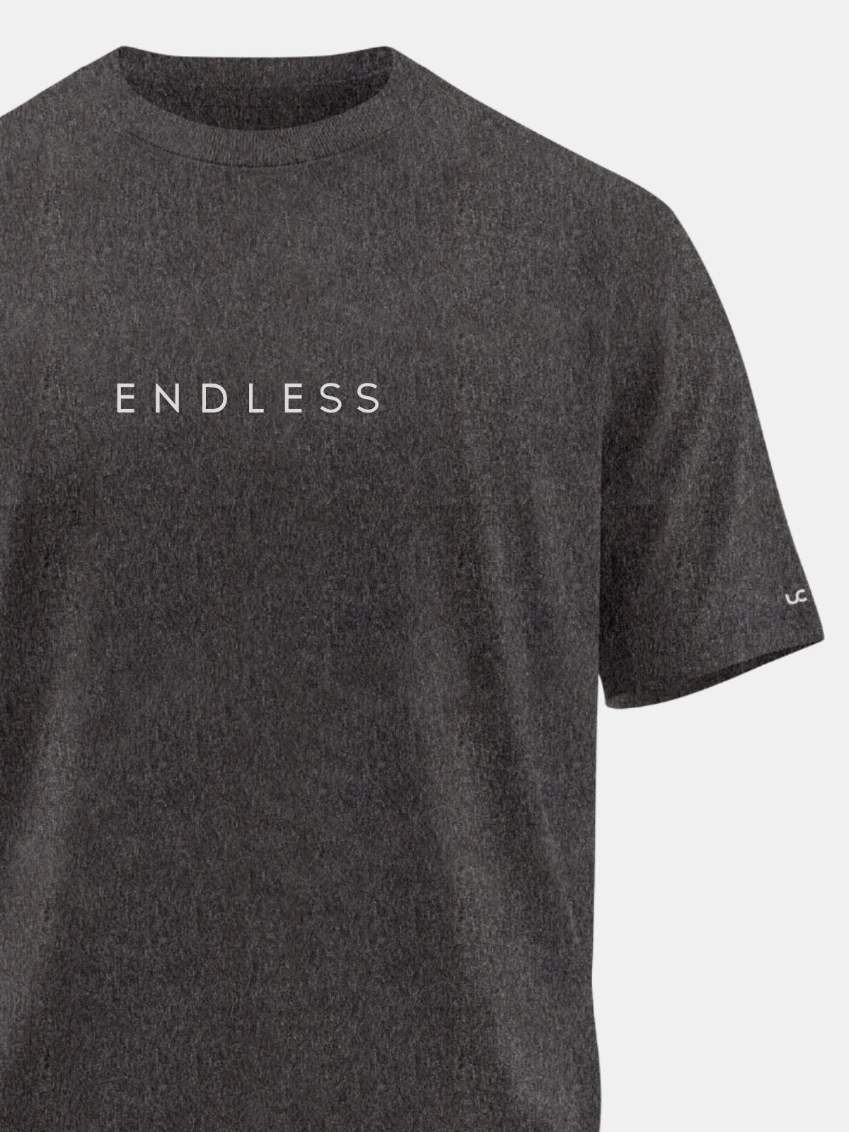 Solid Men's Soft Premium 100% Cotton Crew T-Shirt Endless Greasy Grey