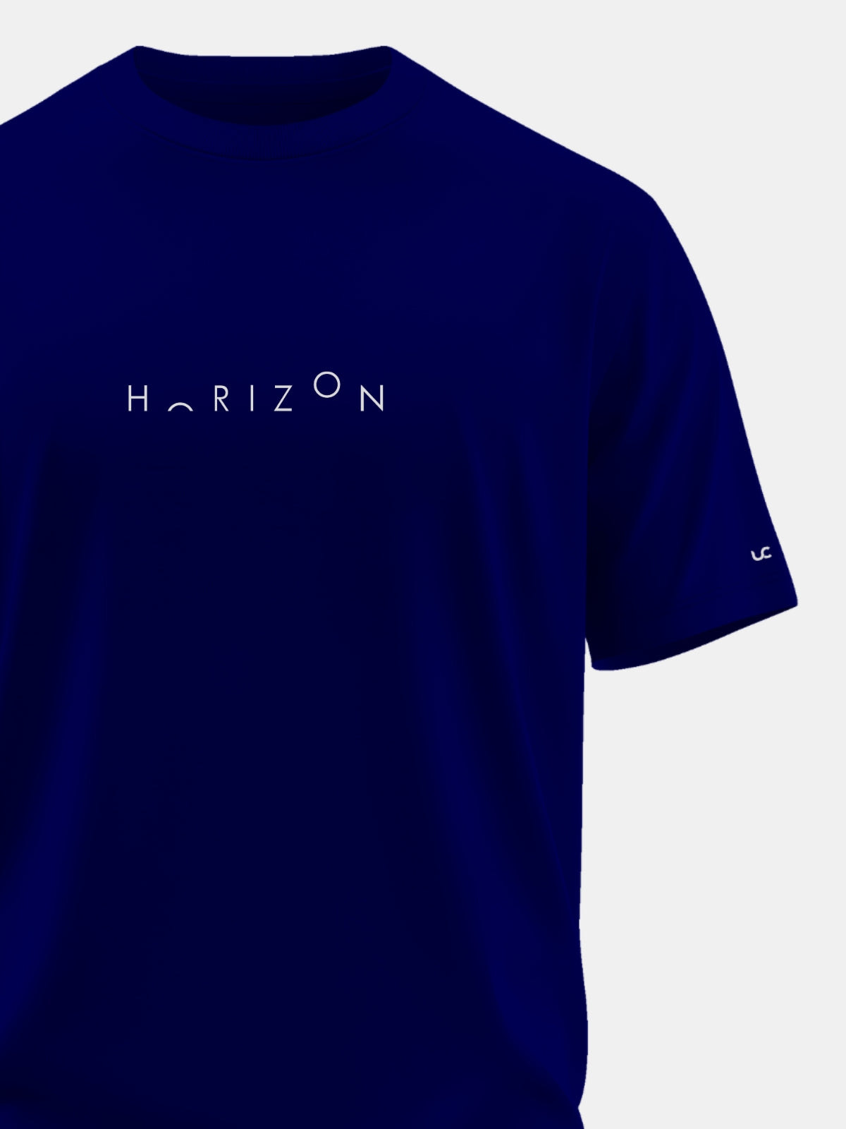 Solid Men's Premium Muscle Fit Cotton Crew T-Shirt Horizon Novel Navy