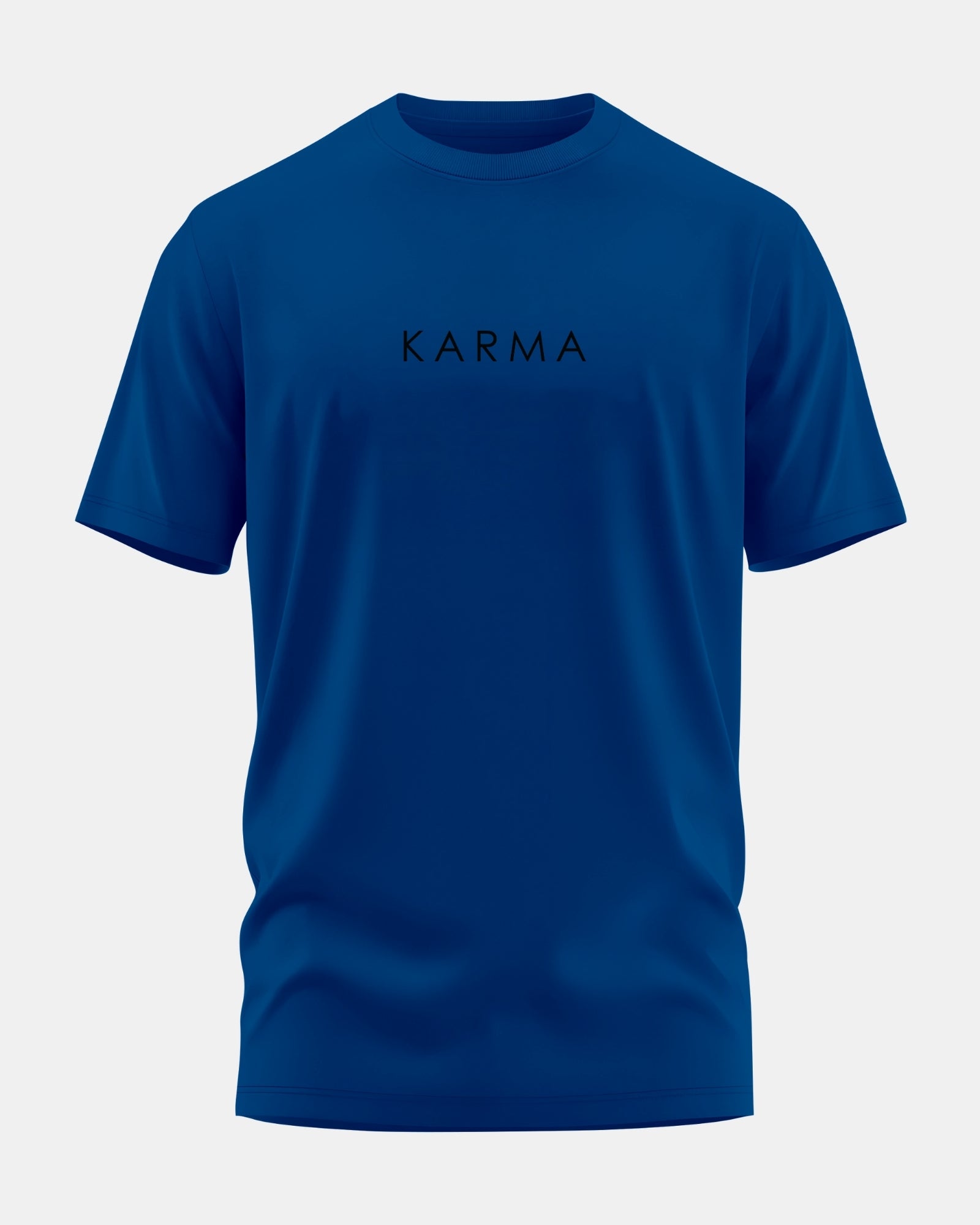 Karma Men's Stretchable Muscle Fit Crew Neck T-Shirt