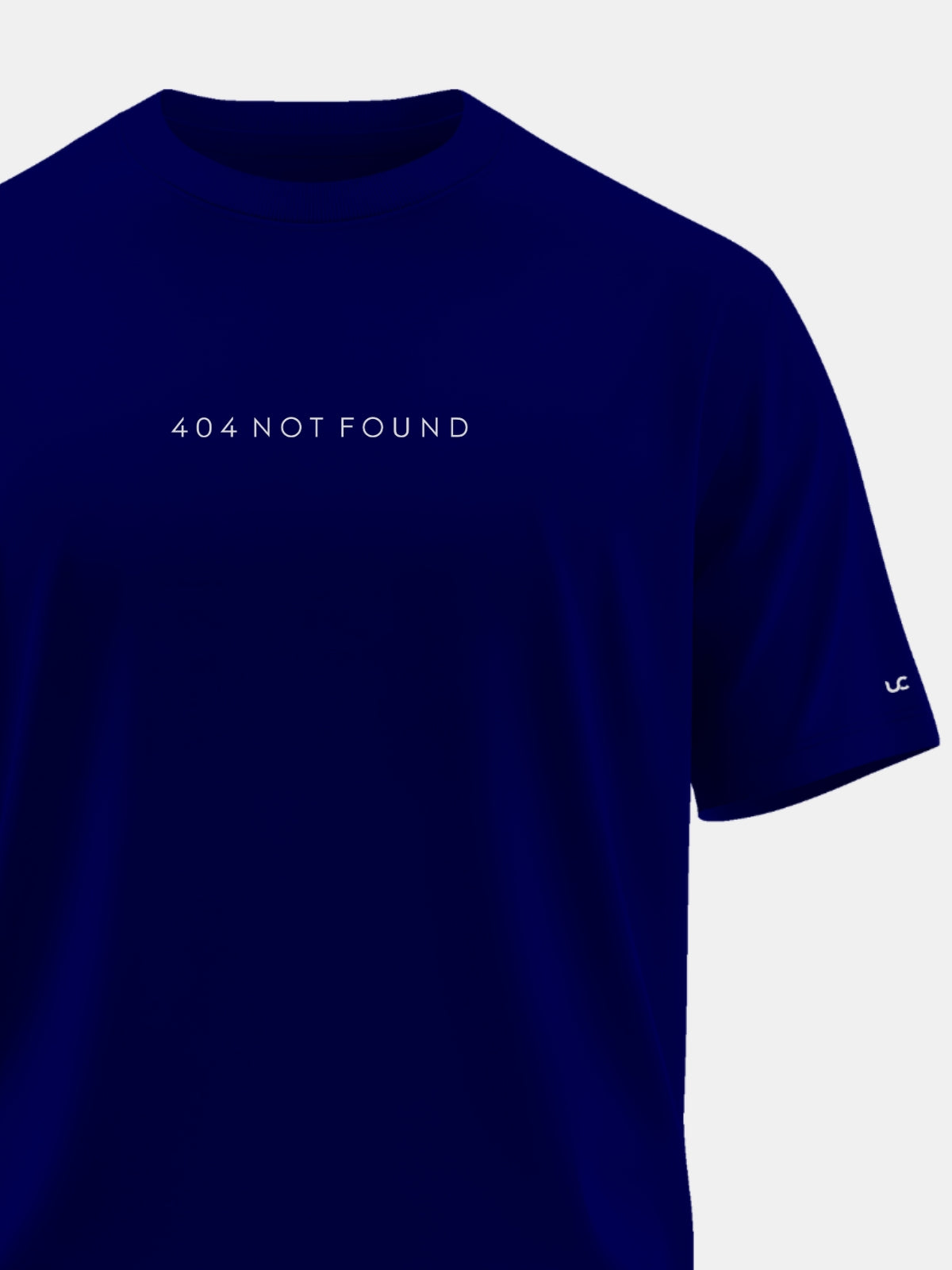 Solid Men's Premium Muscle Fit Cotton Crew T-shirt 404 Not Found Novel Navy