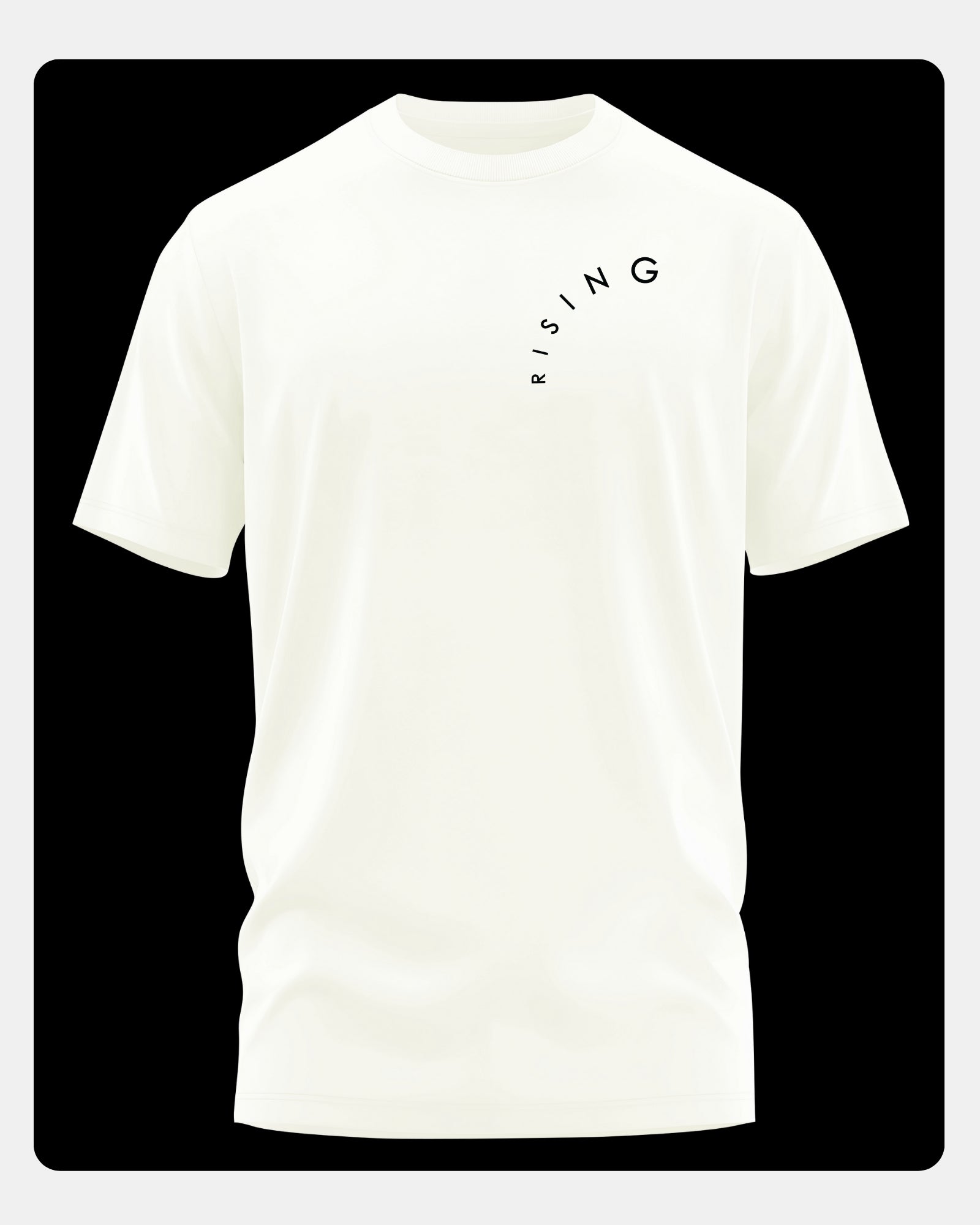 Rising Men's Premium Cotton Crew Neck T-shirt