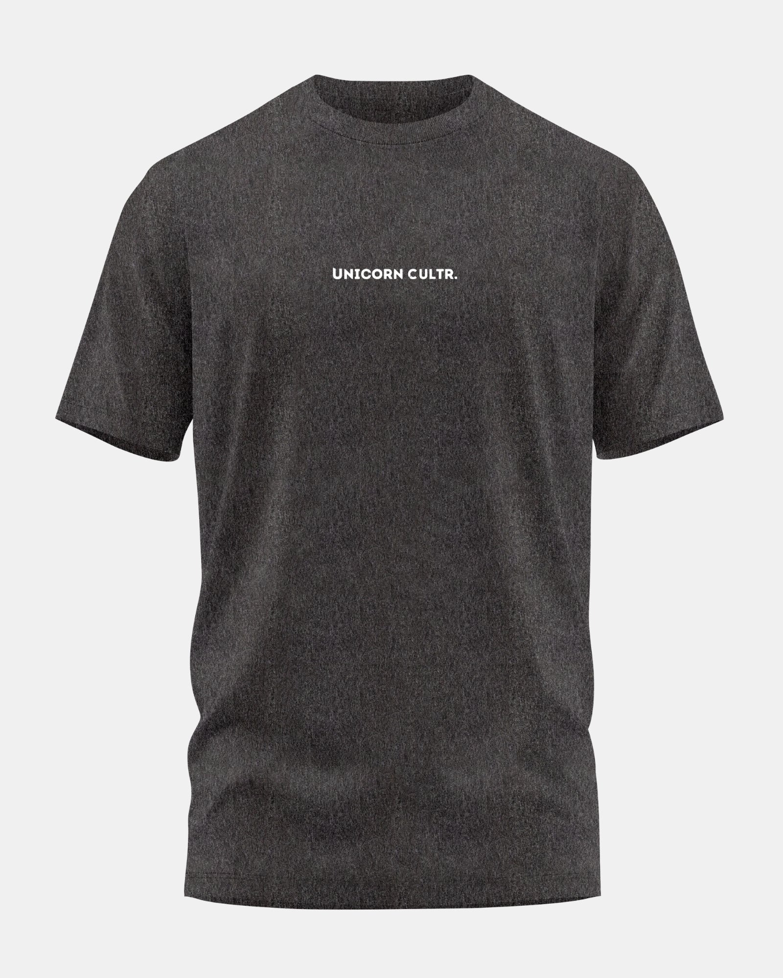 White UC Signature Men's Soft Premium 100% Cotton Crew T-Shirt Greasy Grey