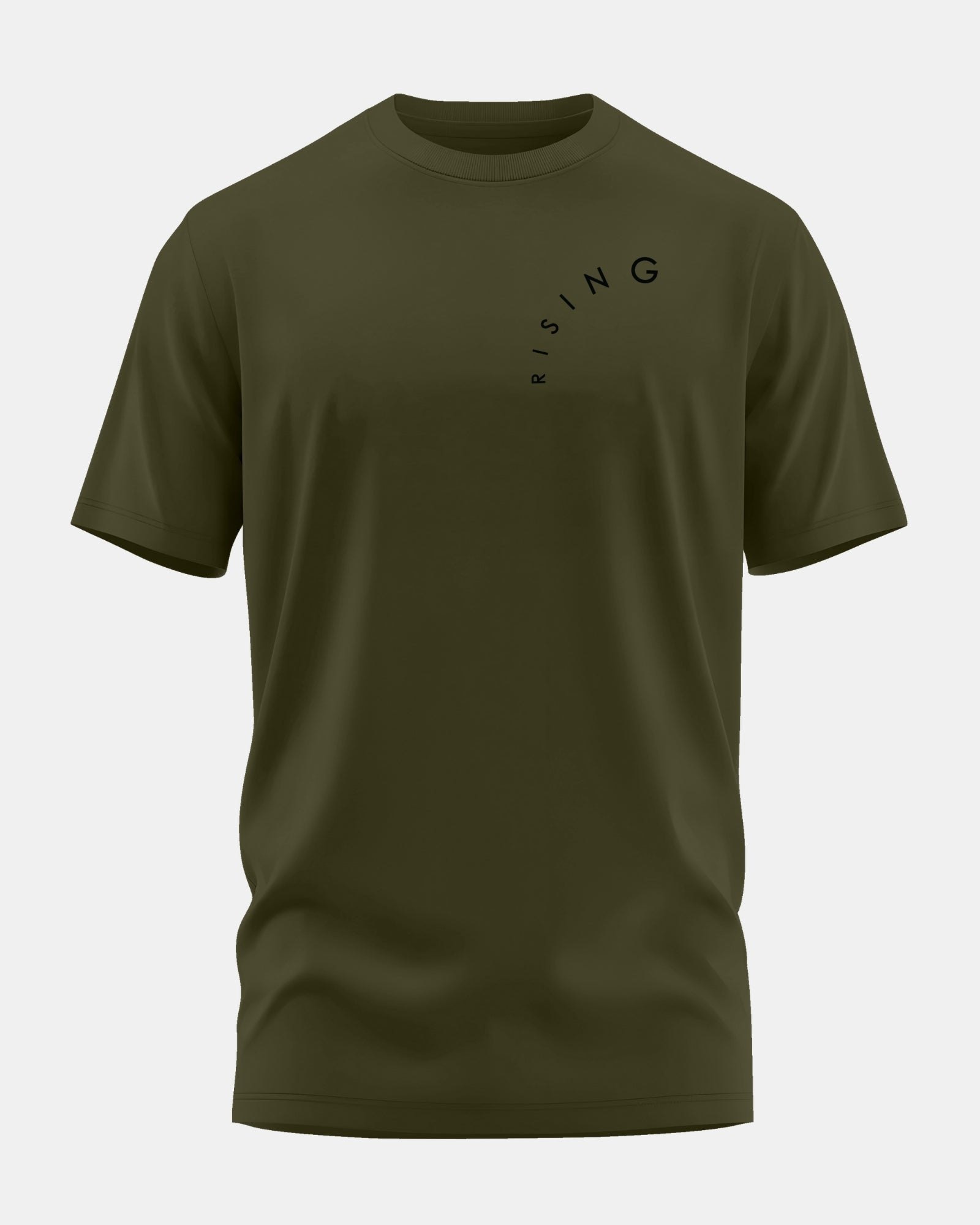 Rising Men's Premium Cotton Crew Neck T-shirt