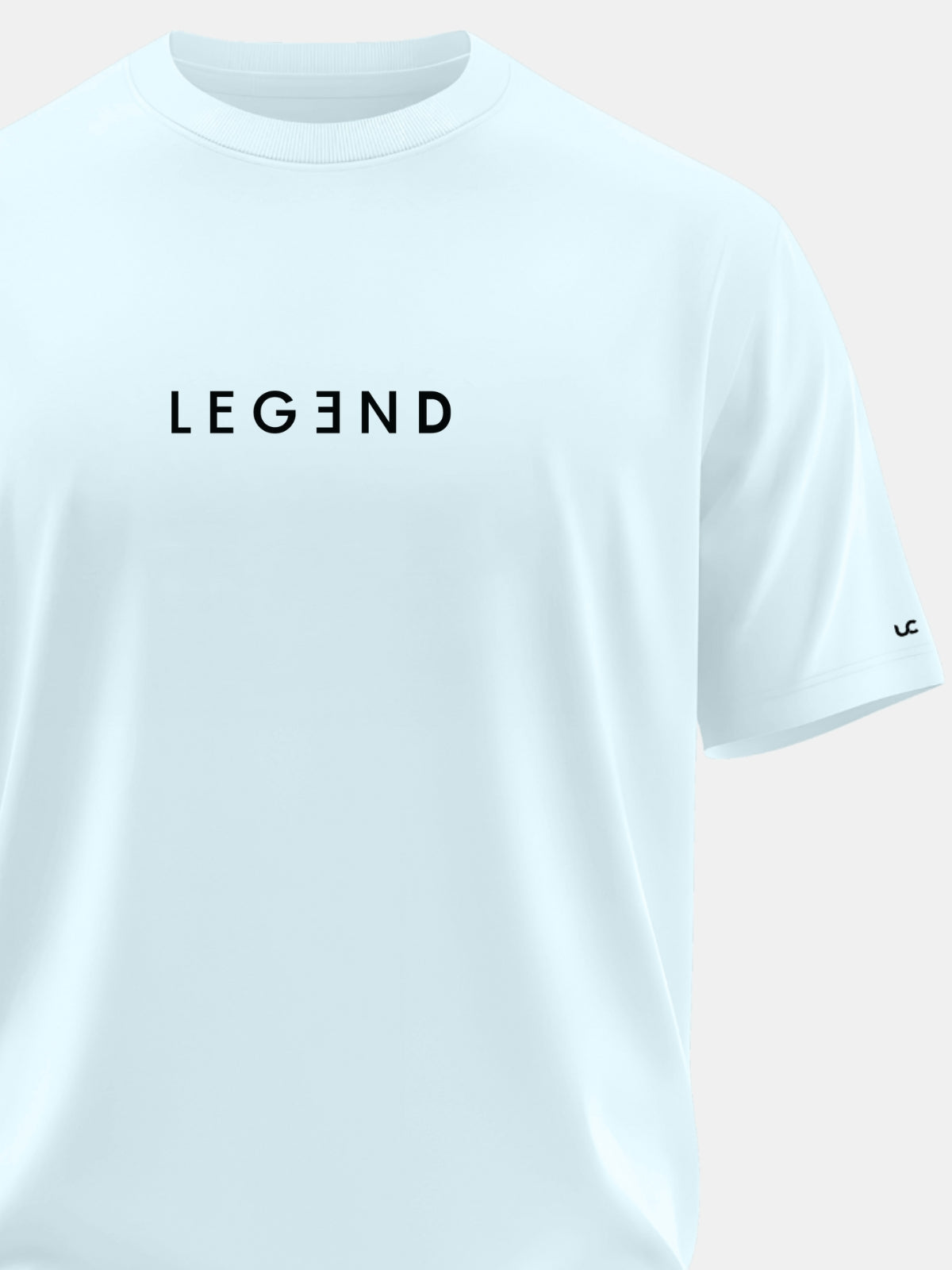 Solid Men's Premium Muscle Fit Cotton Crew T-Shirt Legend Bubble Blue