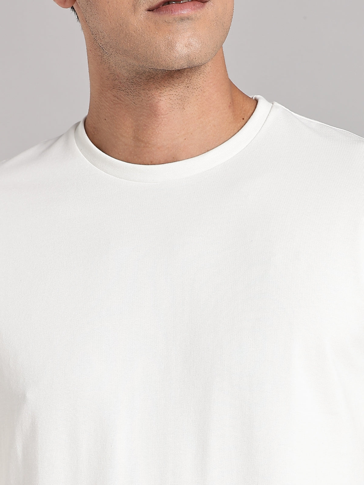 Solid Men's Soft Premium 100% Cotton Crew T-Shirt Passionpreneur Whiteboard White